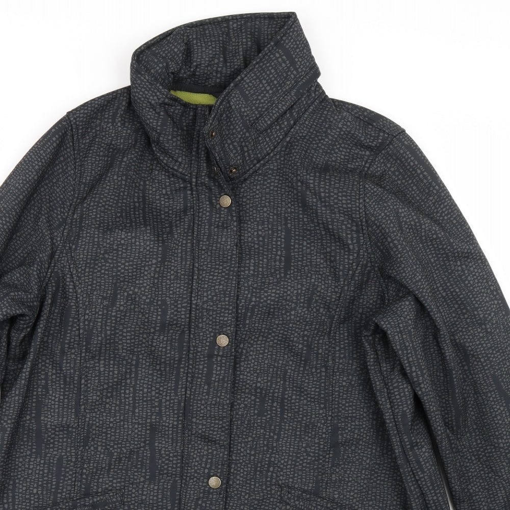 TIGI Womens Black Polka Dot  Rain Coat Coat Size 16