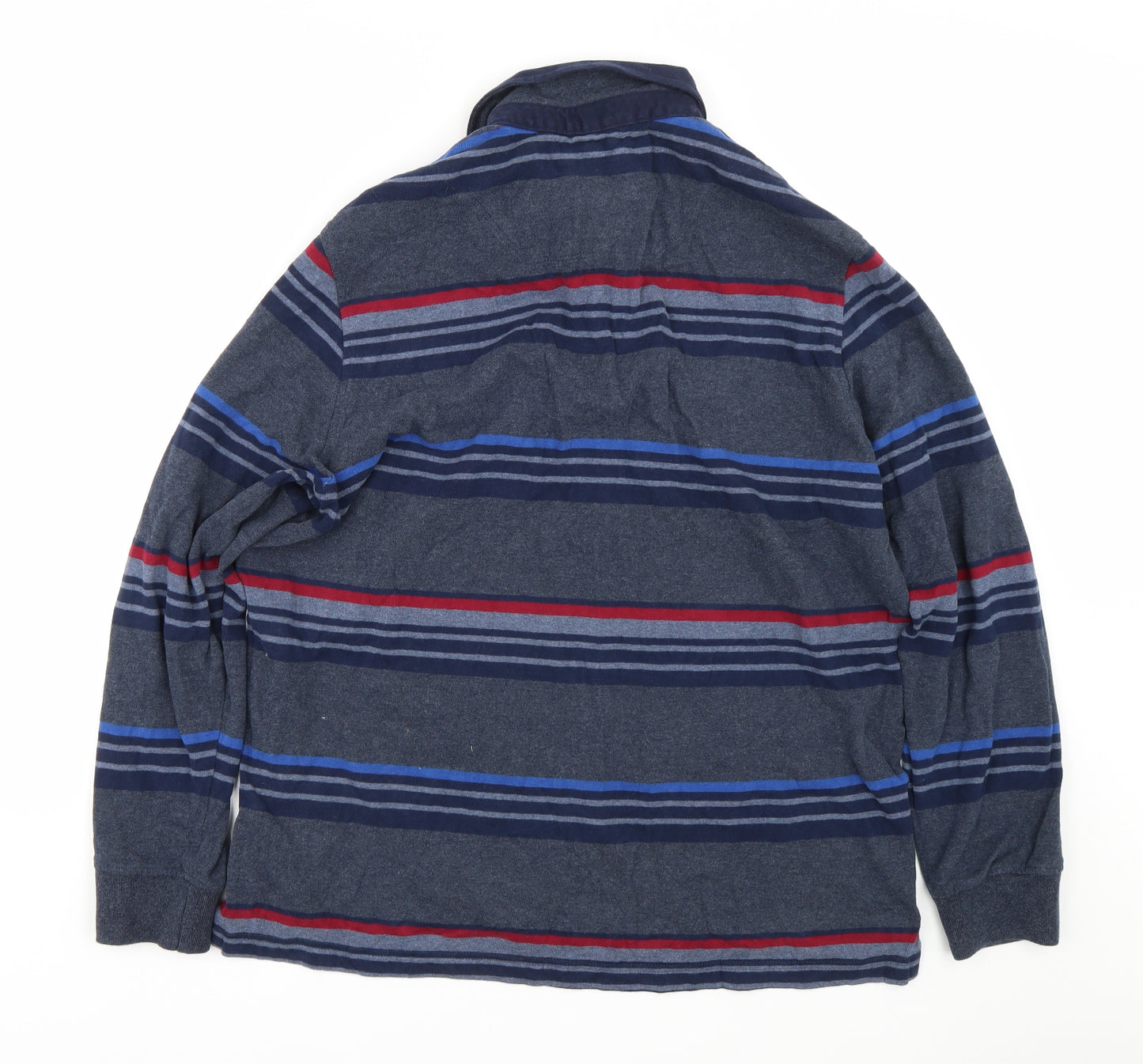 Blue Harbour Mens Blue Spotted   Polo Size L