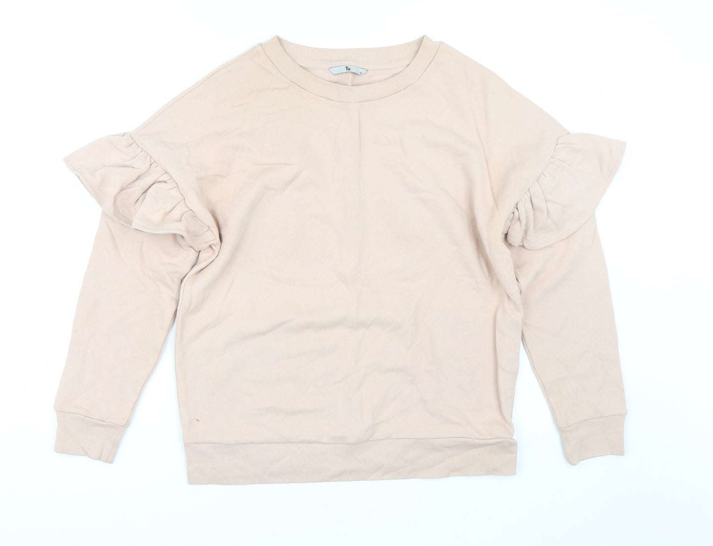 TU Womens Pink   Pullover Sweatshirt Size 10