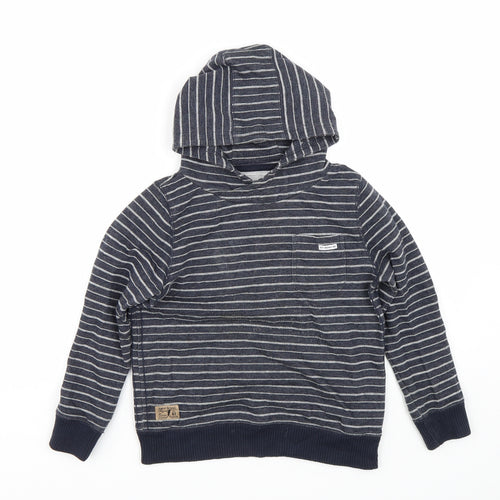 NEXT Boys Blue Spotted  Pullover Hoodie Size 8 Years