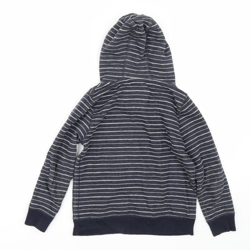 NEXT Boys Blue Spotted  Pullover Hoodie Size 8 Years