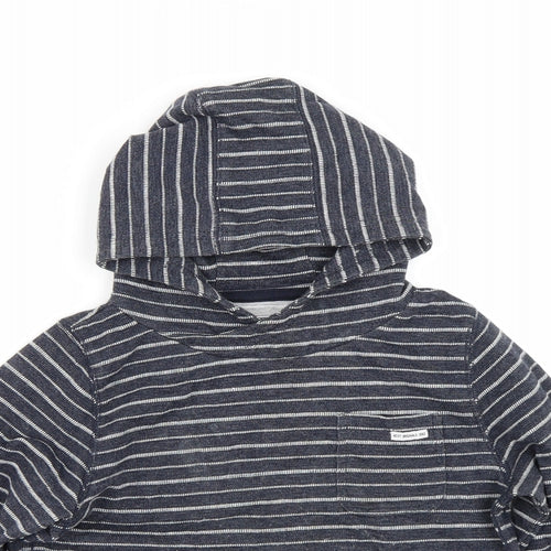 NEXT Boys Blue Spotted  Pullover Hoodie Size 8 Years