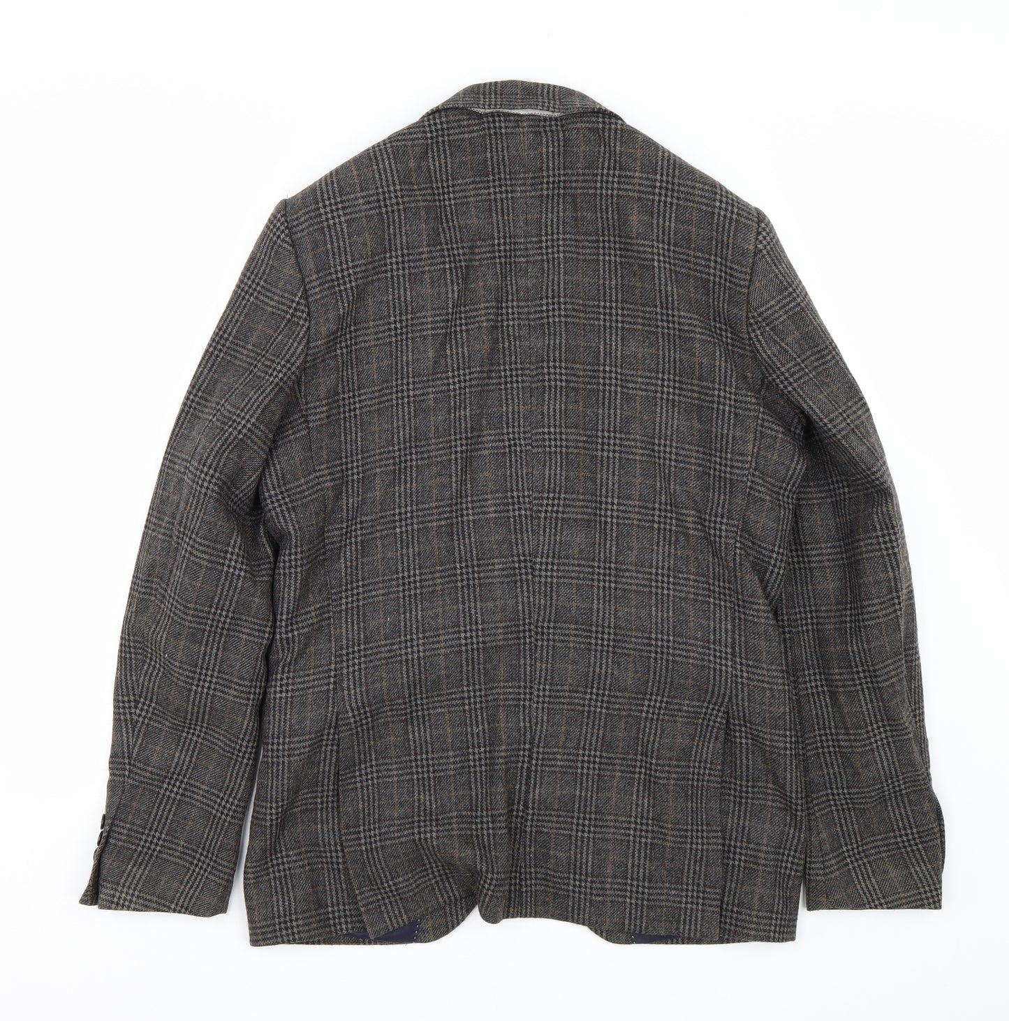 Debenhams Mens Brown Check  Jacket Suit Size 38