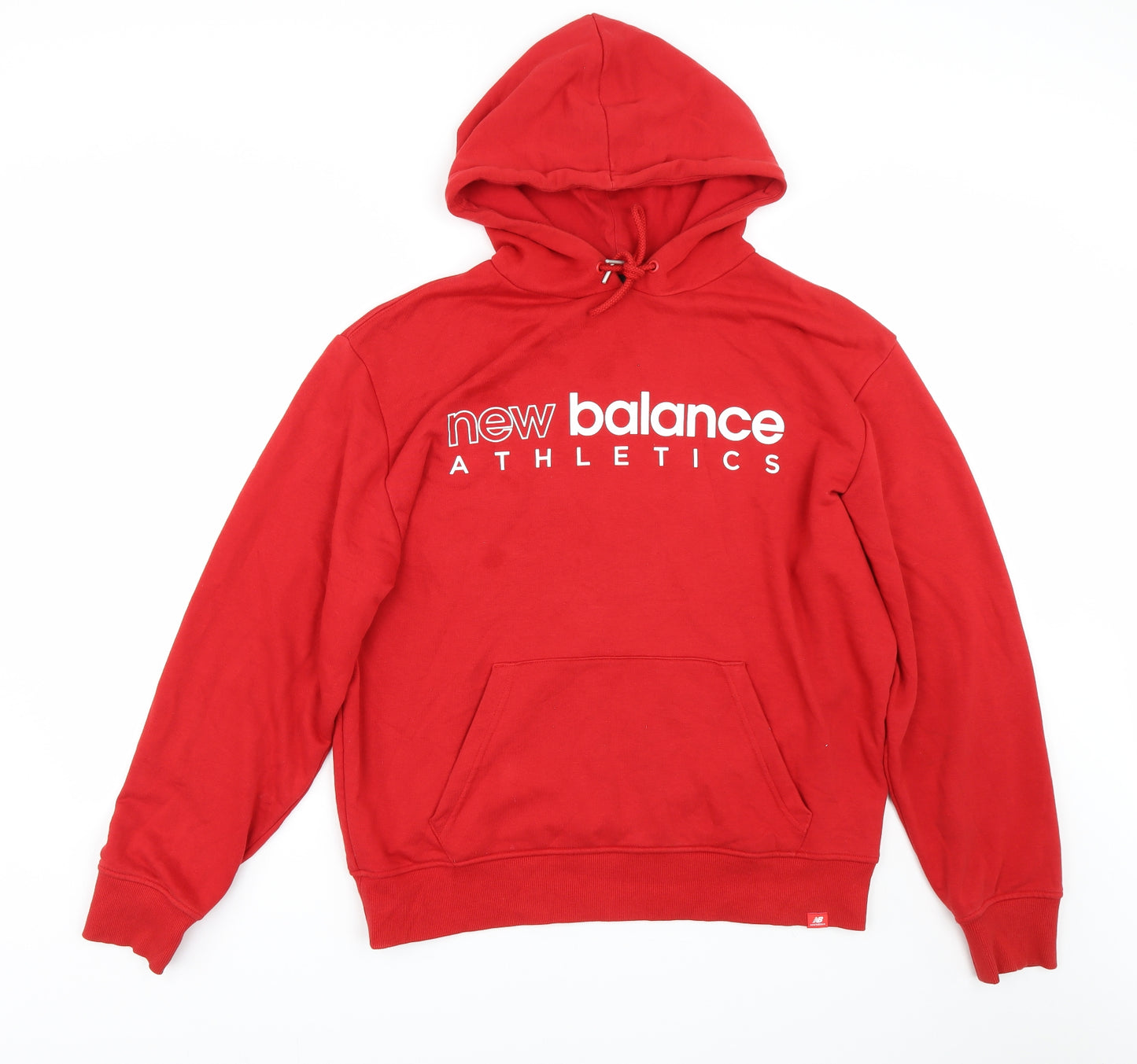 New Balance Mens Red   Pullover Hoodie Size L