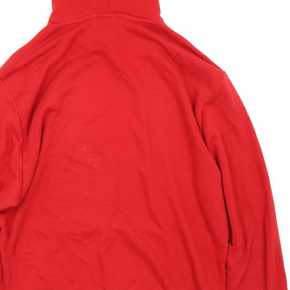 New Balance Mens Red   Pullover Hoodie Size L
