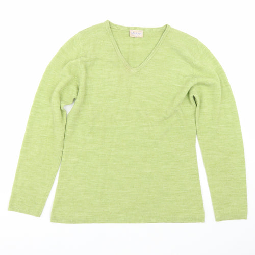 Mackays Womens Green   Pullover Jumper Size L