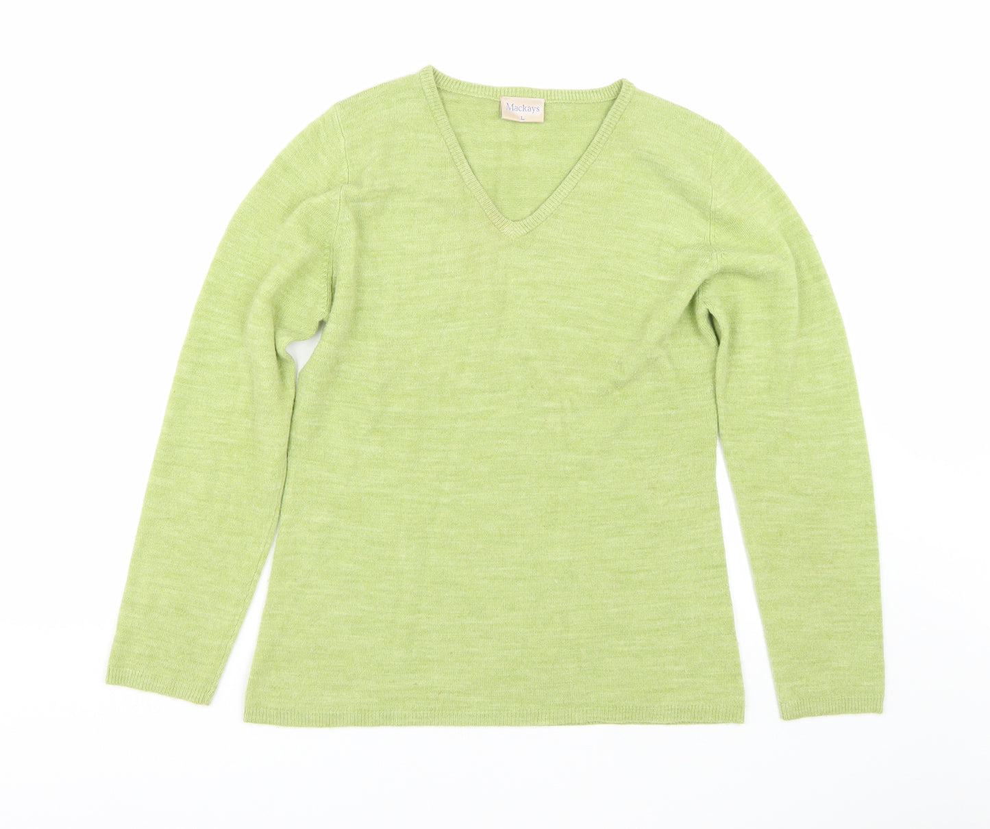 Mackays Womens Green   Pullover Jumper Size L