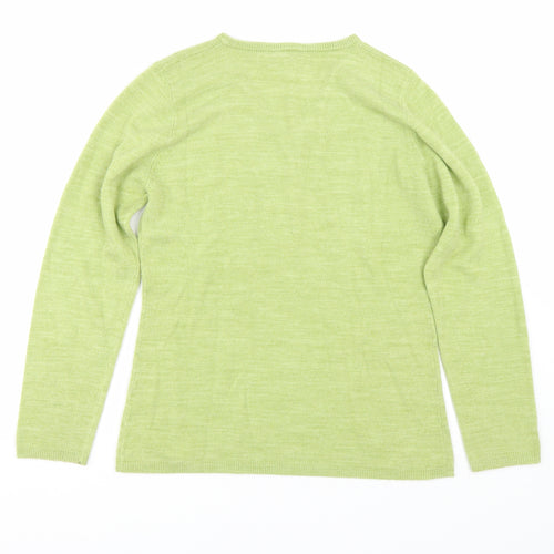 Mackays Womens Green   Pullover Jumper Size L