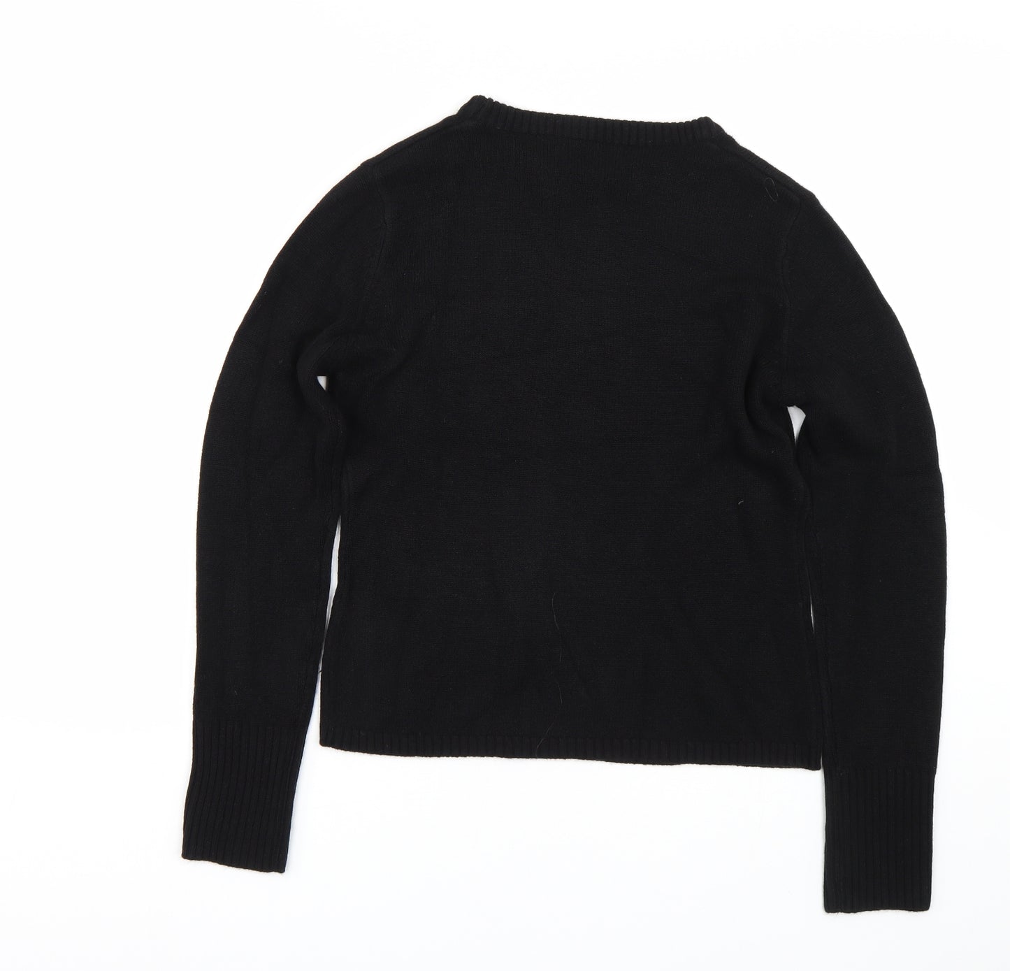 Preworn Womens Black   Pullover Jumper Size M