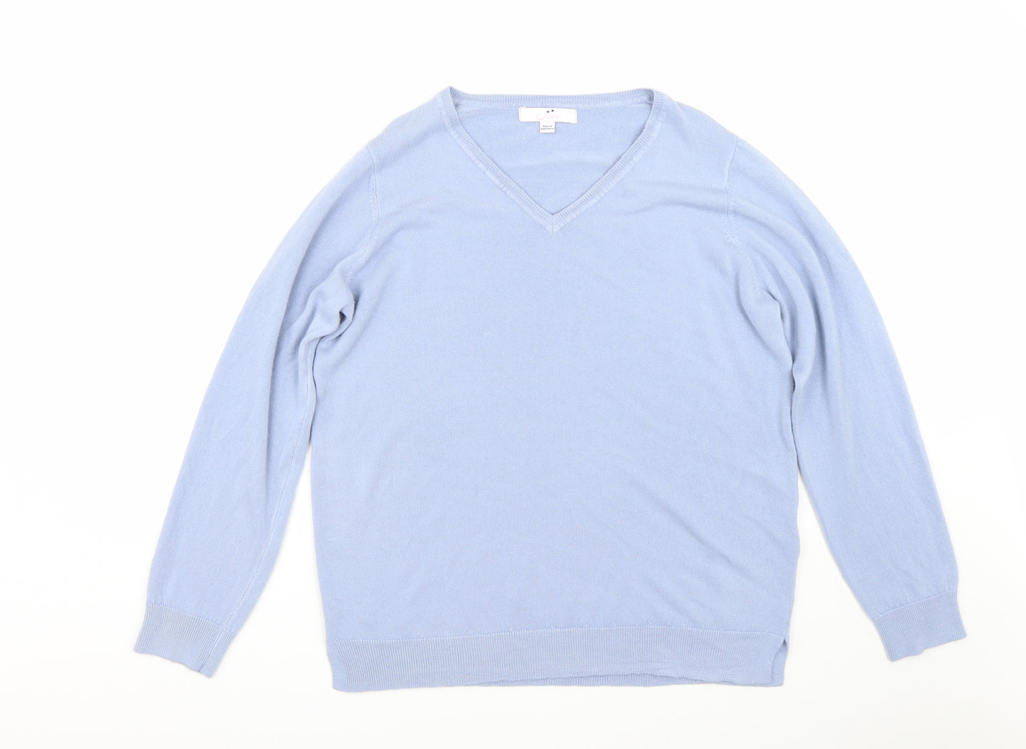 Julipa Womens Blue   Pullover Jumper Size 18