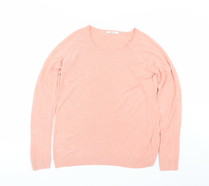 TU Womens Pink Pullover Jumper Size 12