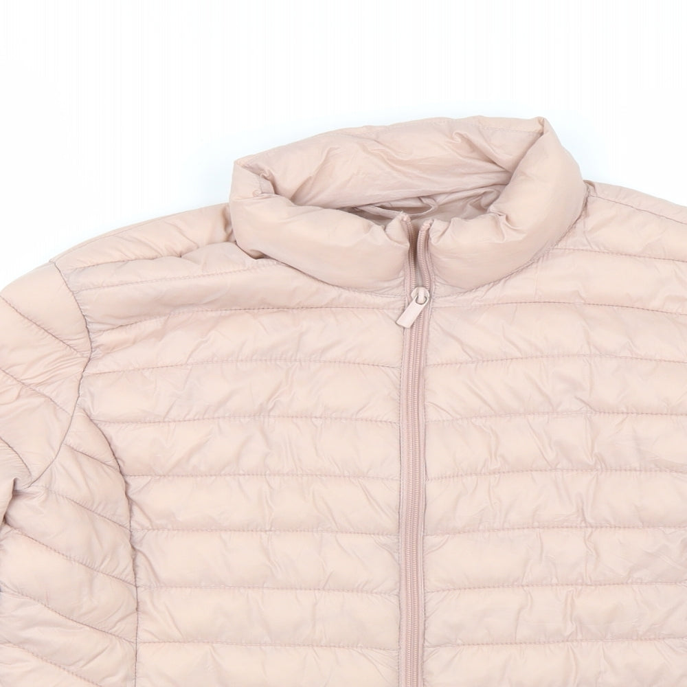 Preworn Womens Pink   Puffer Jacket Coat Size S