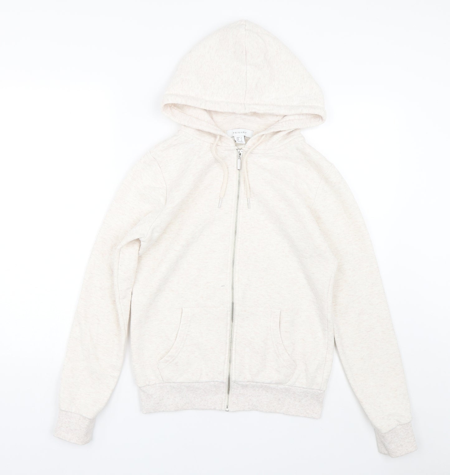 Primark Womens Beige   Full Zip Hoodie Size 8
