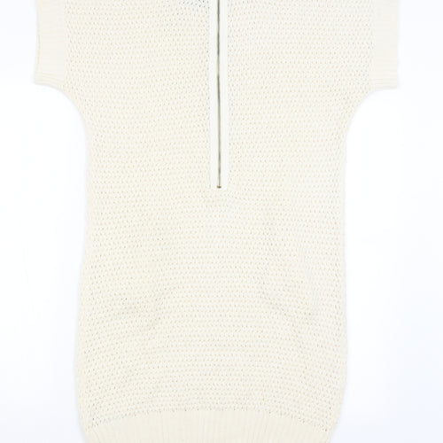 Soaked in Luxury Womens Ivory   Jumper Dress  Size S