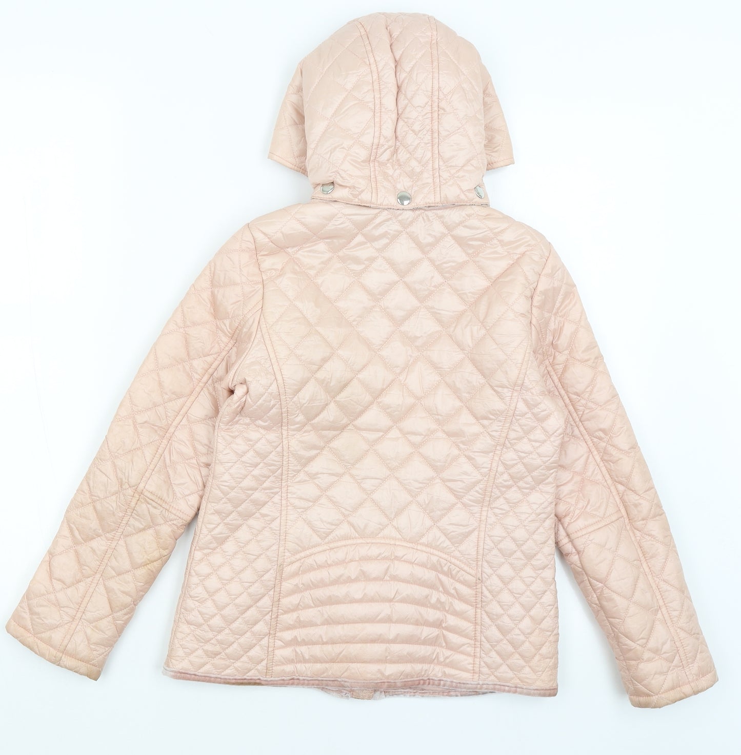 NEXT Girls Pink   Quilted Coat Size 10 Years