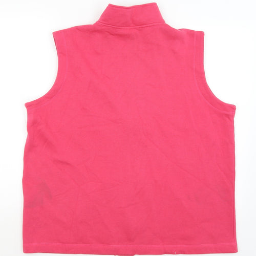 Classics Womens Pink   Vest Jumper Size 20