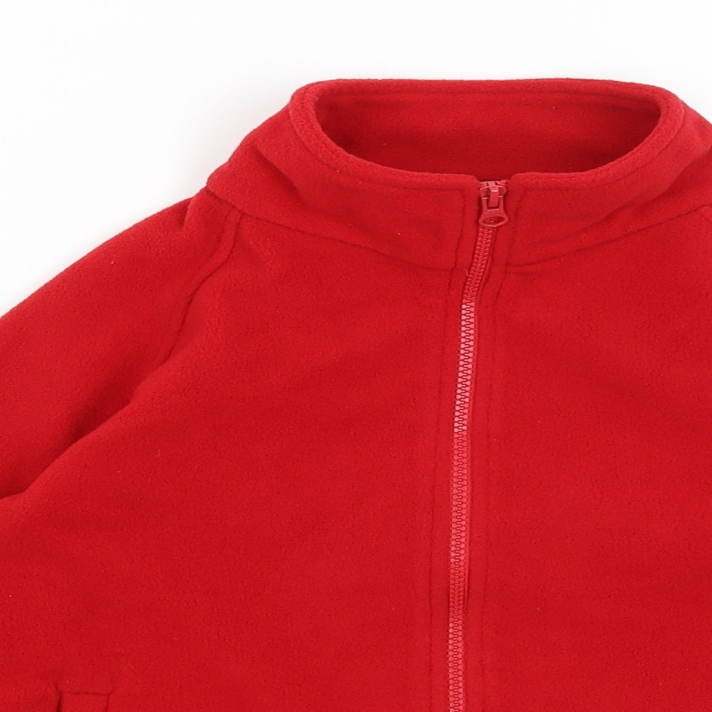 Regatta Boys Red   Full Zip Jumper Size 9-10 Years
