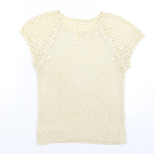 Emreco Womens Gold   Basic T-Shirt Size S