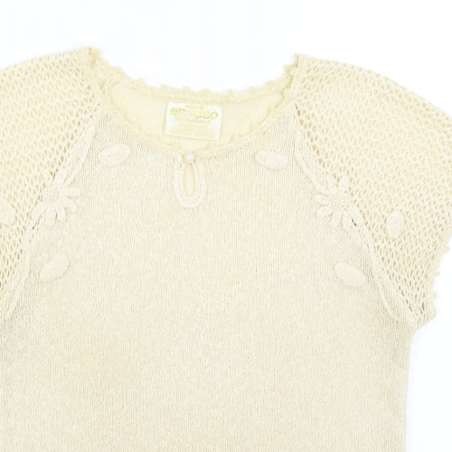 Emreco Womens Gold   Basic T-Shirt Size S