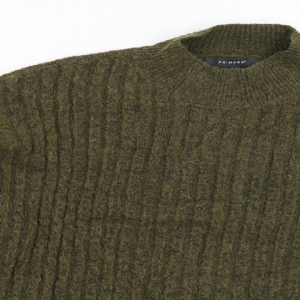 Primark Womens Green   Pullover Jumper Size L