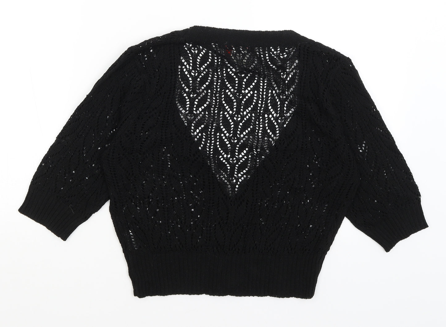 Ses Womens Black   Cardigan Jumper Size 14