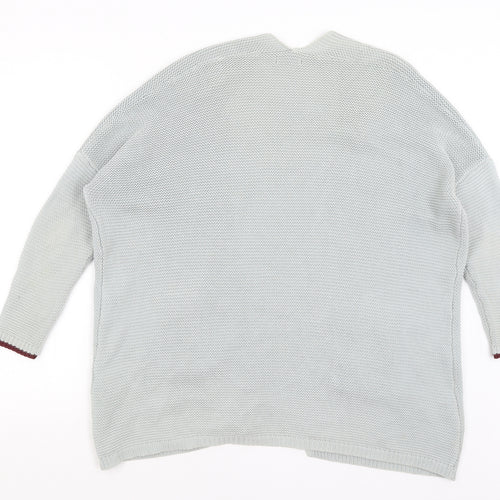 Parfois Womens Blue   Cardigan Jumper One Size
