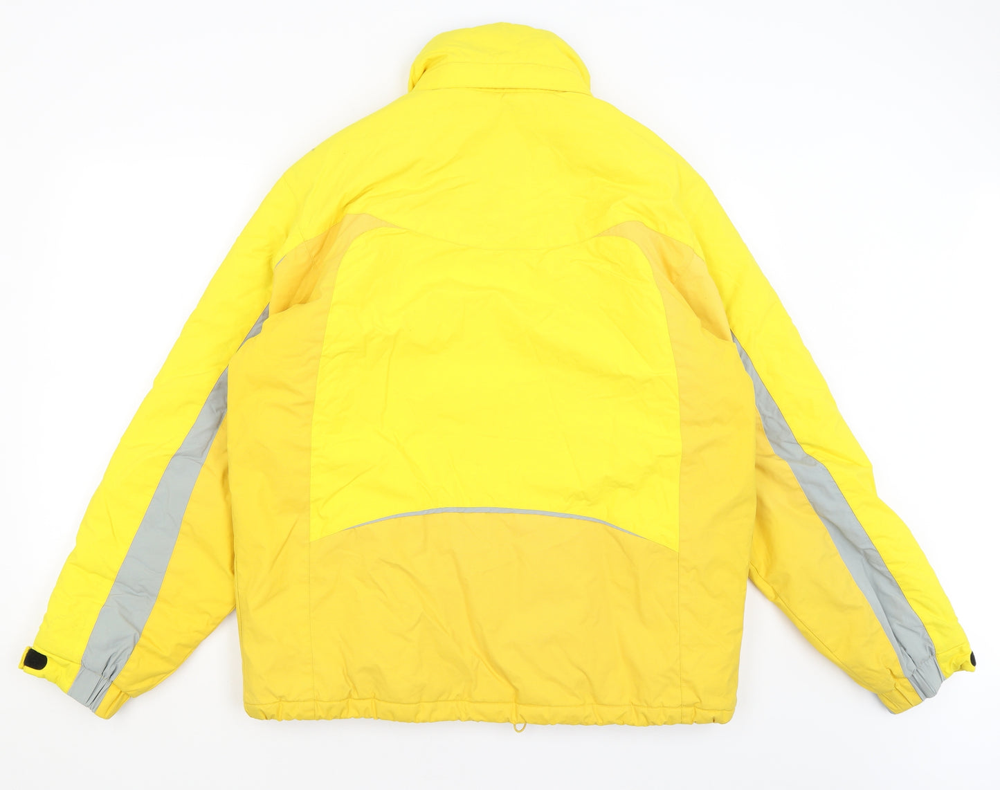 FILA Mens Yellow   Rain Coat Coat Size L