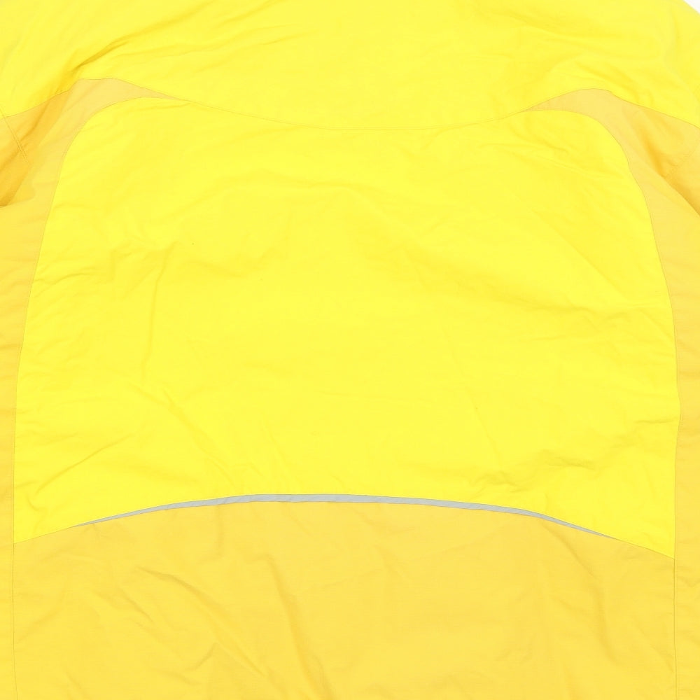 FILA Mens Yellow   Rain Coat Coat Size L