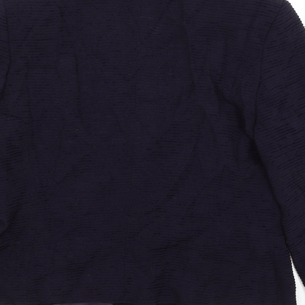 Kaliko Womens Purple   Jacket Blazer Size 14