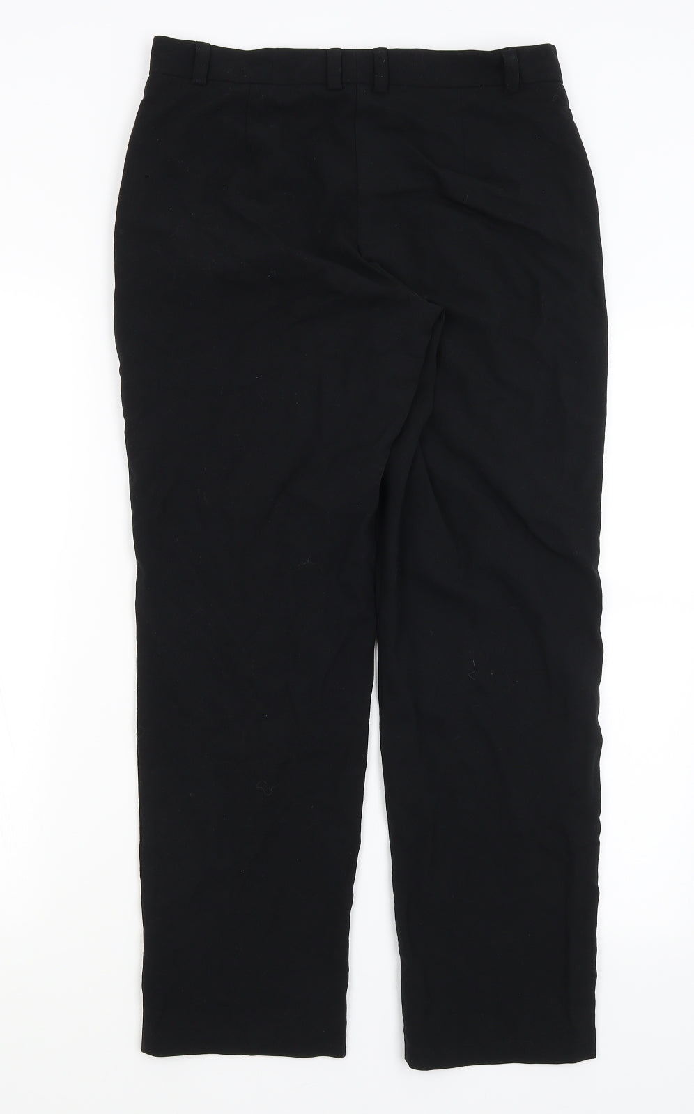 M&S Womens Black   Dress Pants Trousers Size 10 L28 in
