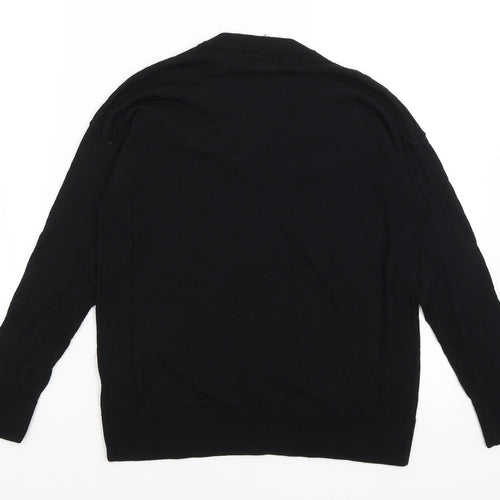 M7S Womens Black   Pullover Jumper Size S