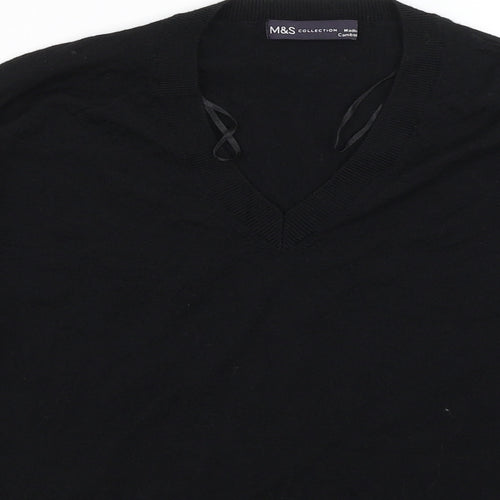 M7S Womens Black   Pullover Jumper Size S
