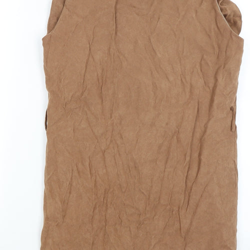 Ravi Famous Womens Brown   Vest Jumper Size 10