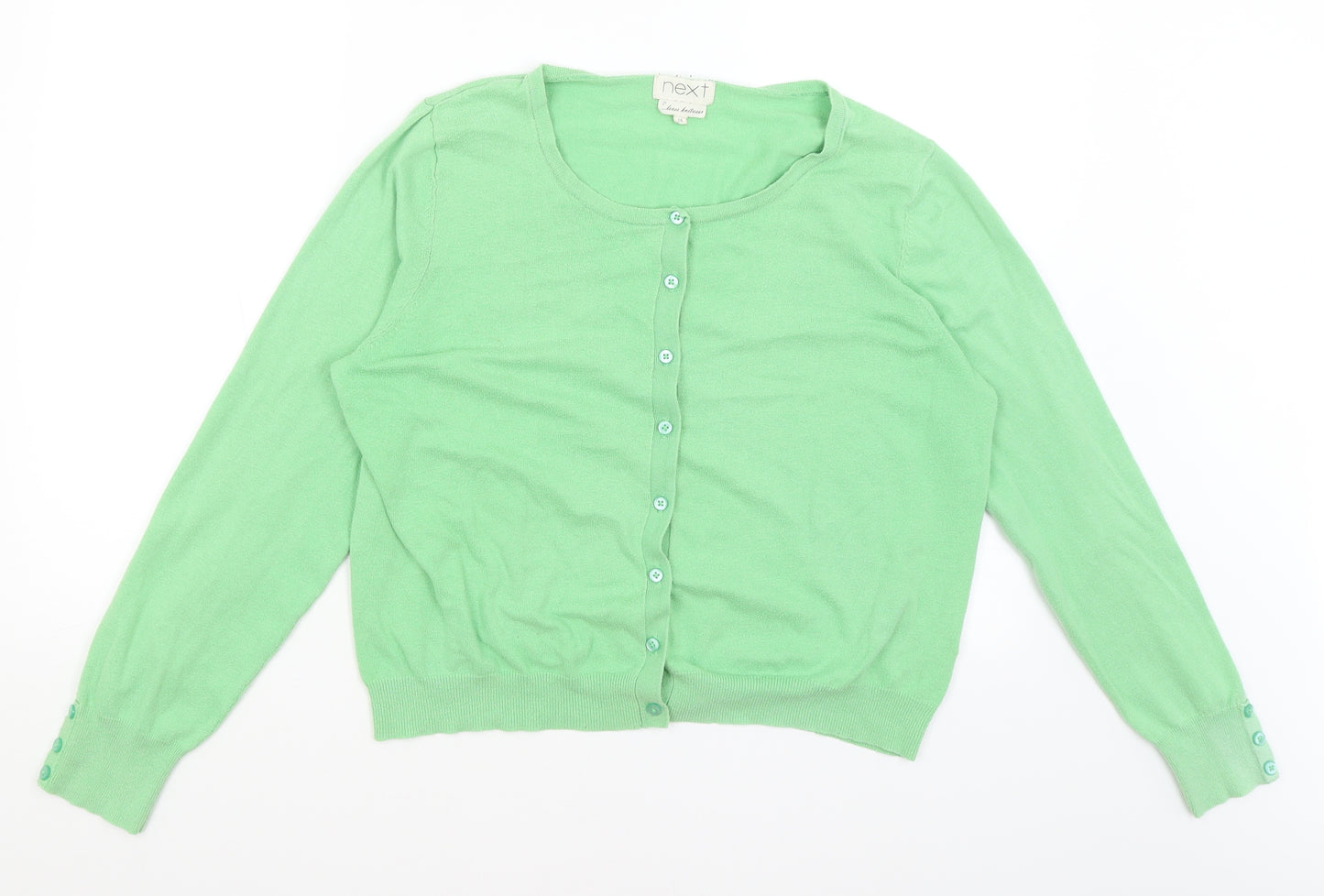 NEXT Womens Green   Cardigan Jumper Size 18