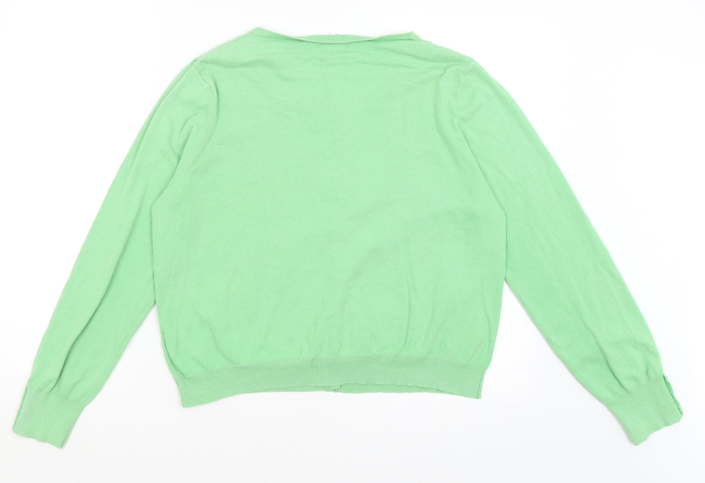 NEXT Womens Green   Cardigan Jumper Size 18
