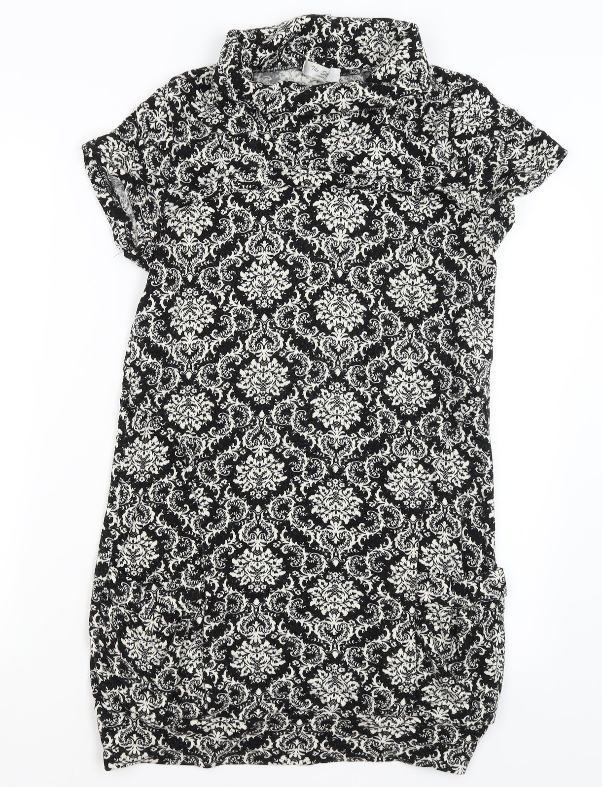 The Style Womens Black Paisley  Jumper Dress  Size S