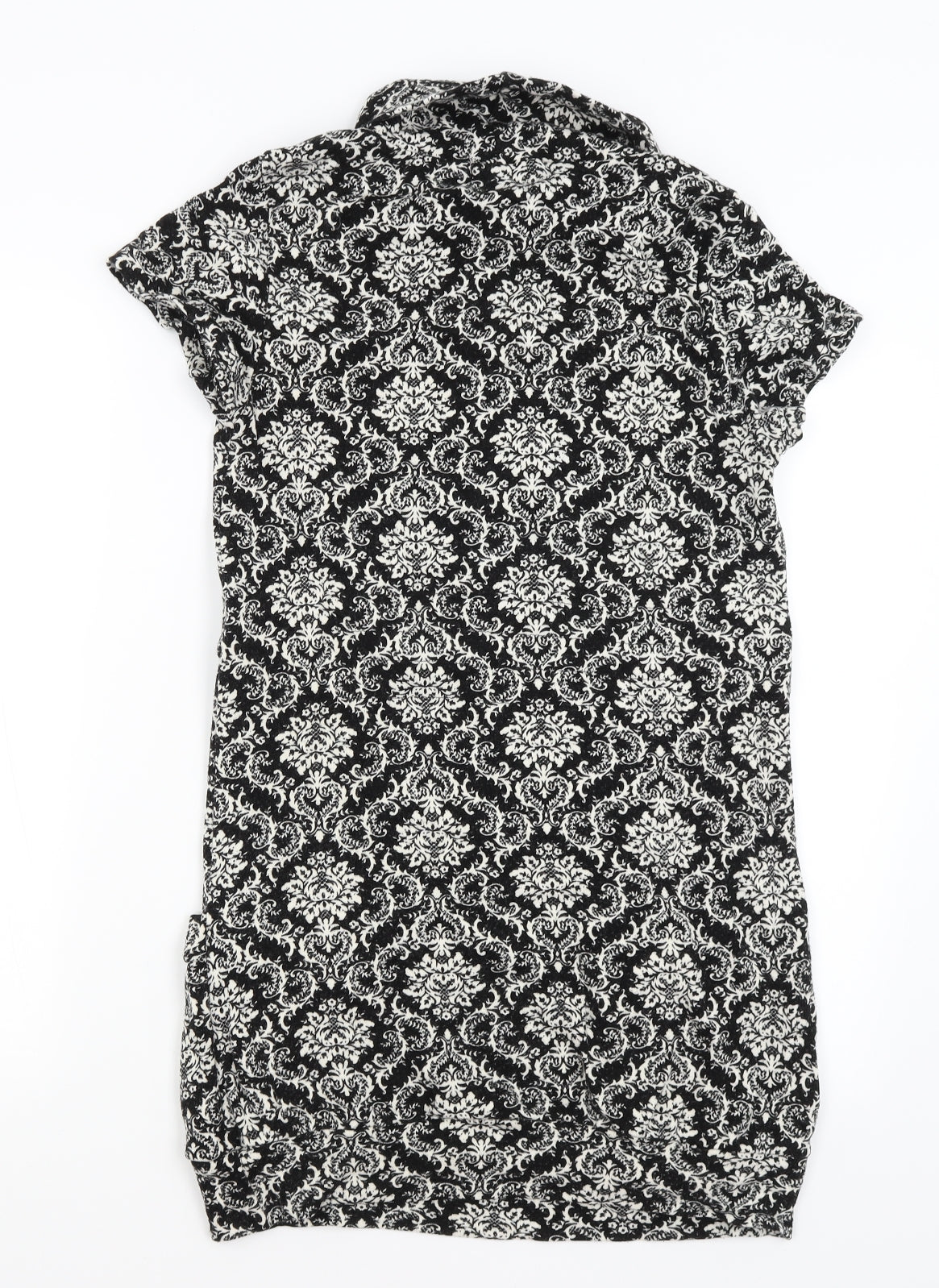 The Style Womens Black Paisley  Jumper Dress  Size S