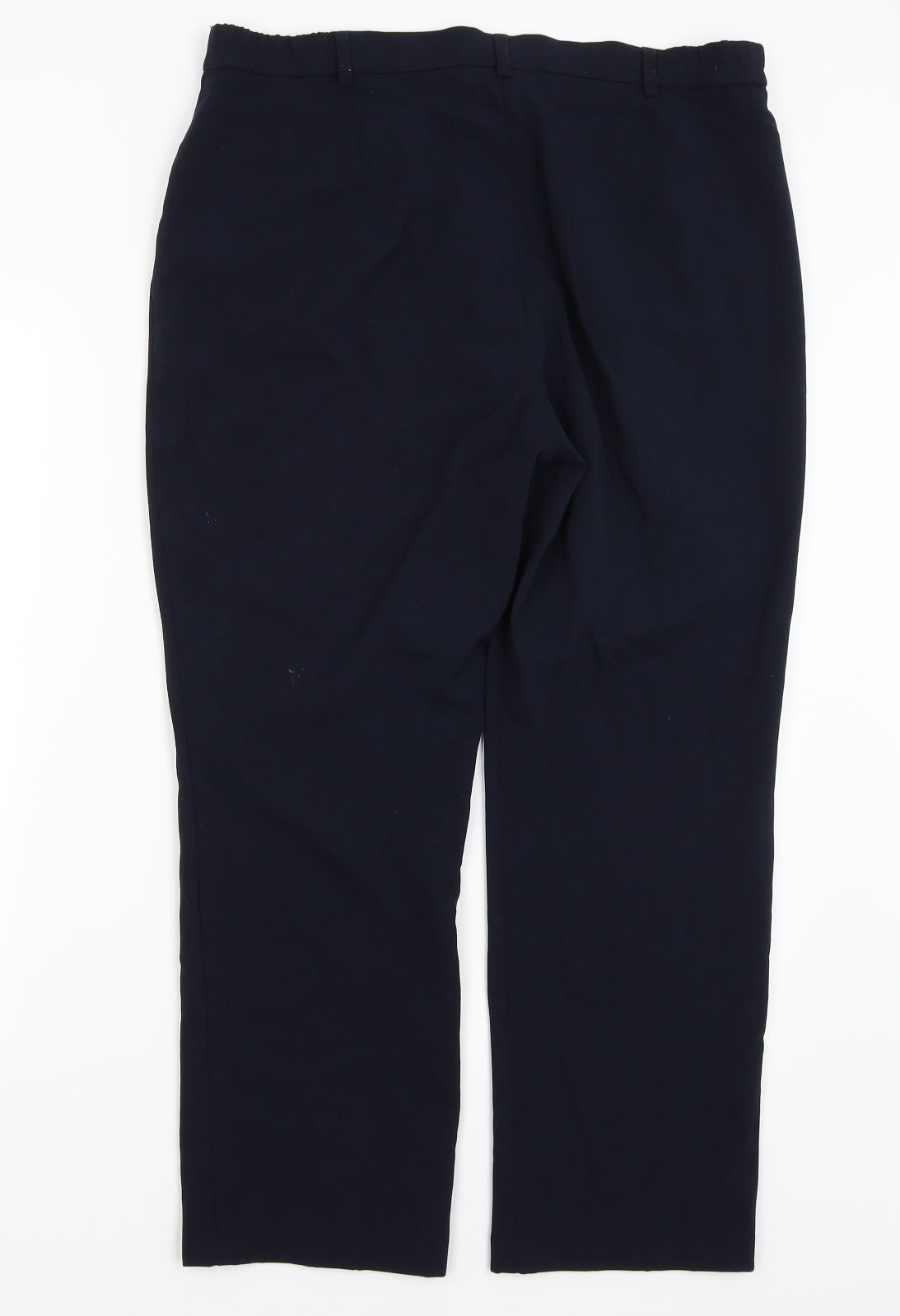 M&S Womens Blue   Trousers  Size 16 L27 in