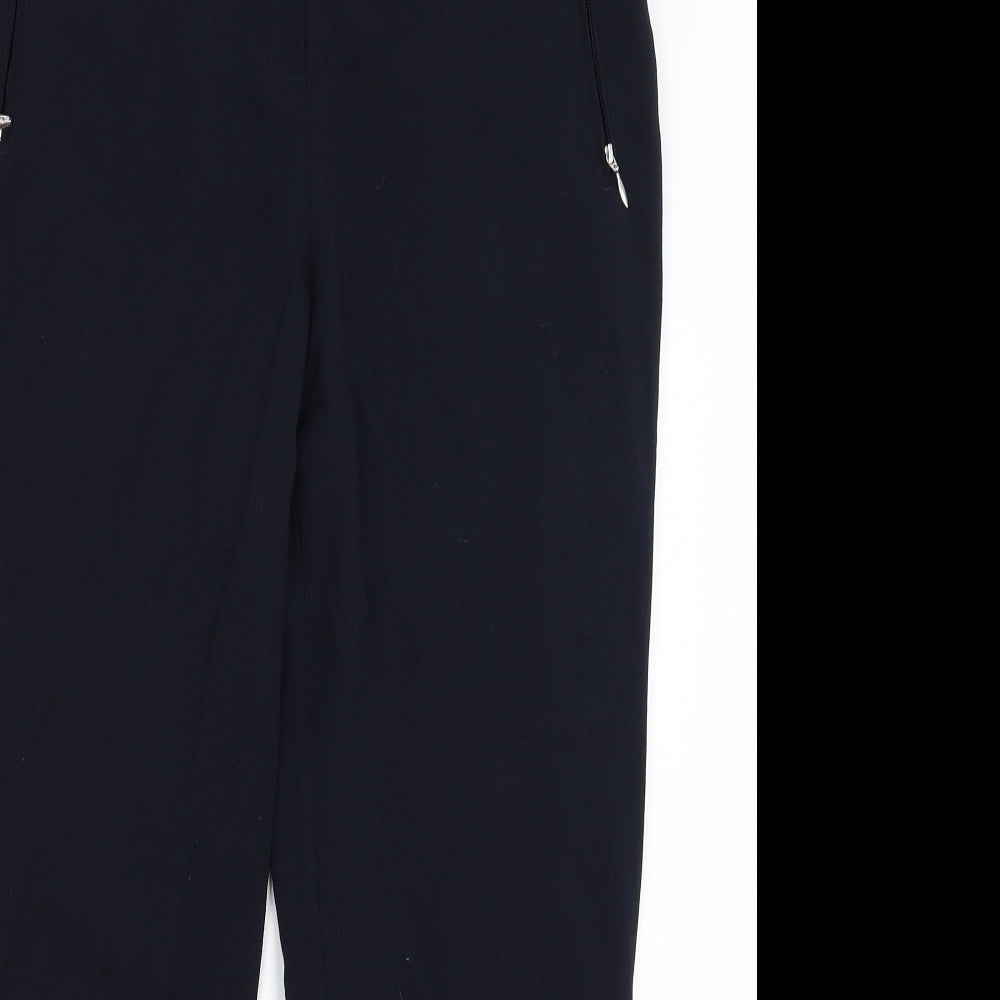 M&S Womens Blue   Trousers  Size 16 L27 in
