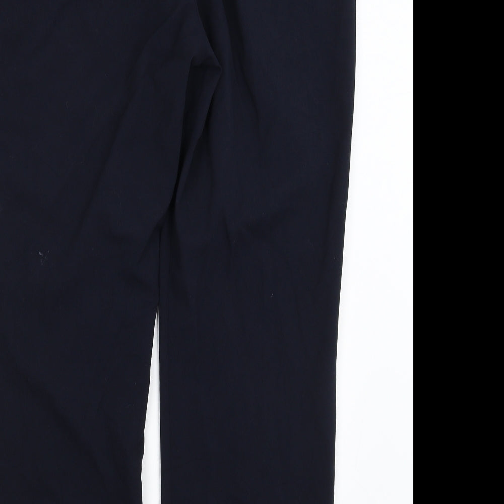 M&S Womens Blue   Trousers  Size 16 L27 in