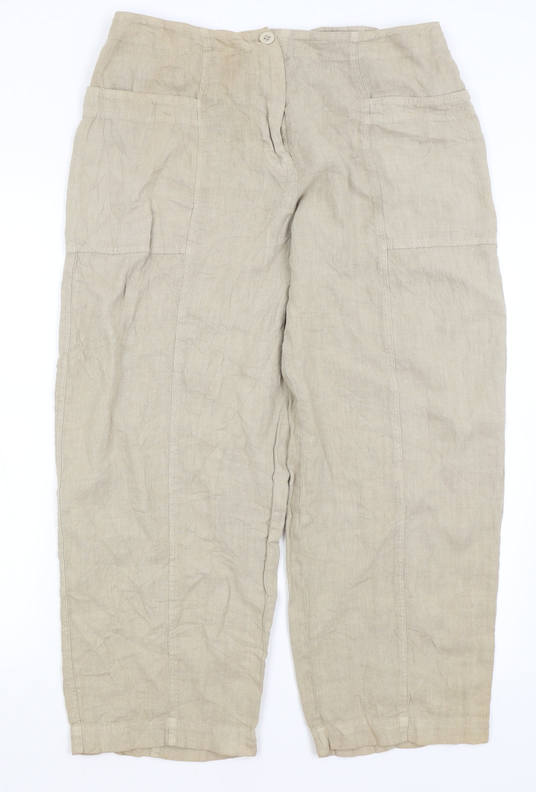 Backstage Womens Beige   Trousers  Size XL L25.5 in