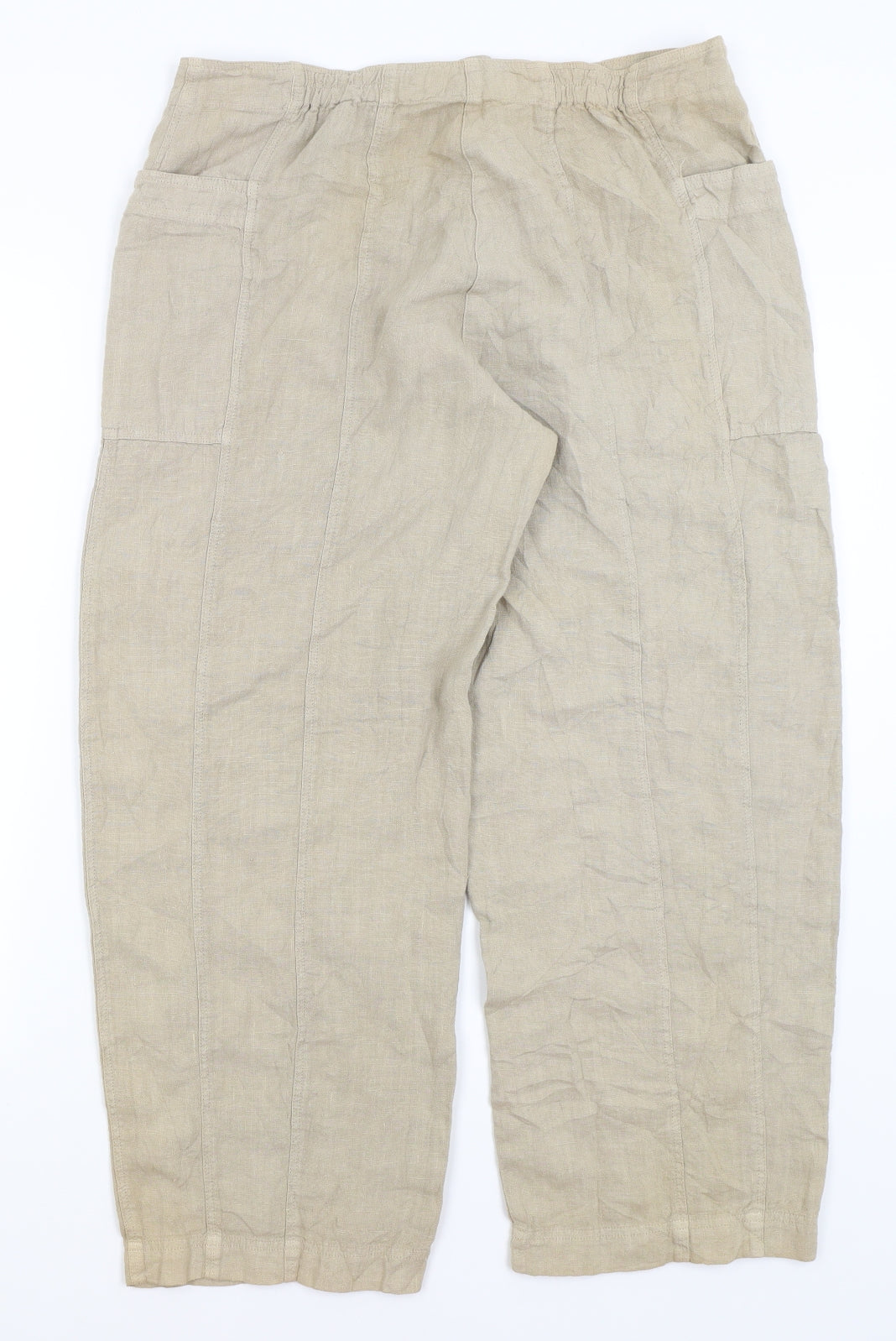 Backstage Womens Beige   Trousers  Size XL L25.5 in