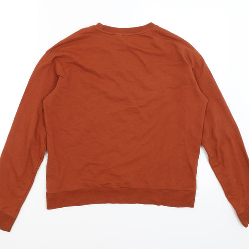 Divided Womens Brown   Pullover Jumper Size S  - Lucky Heart