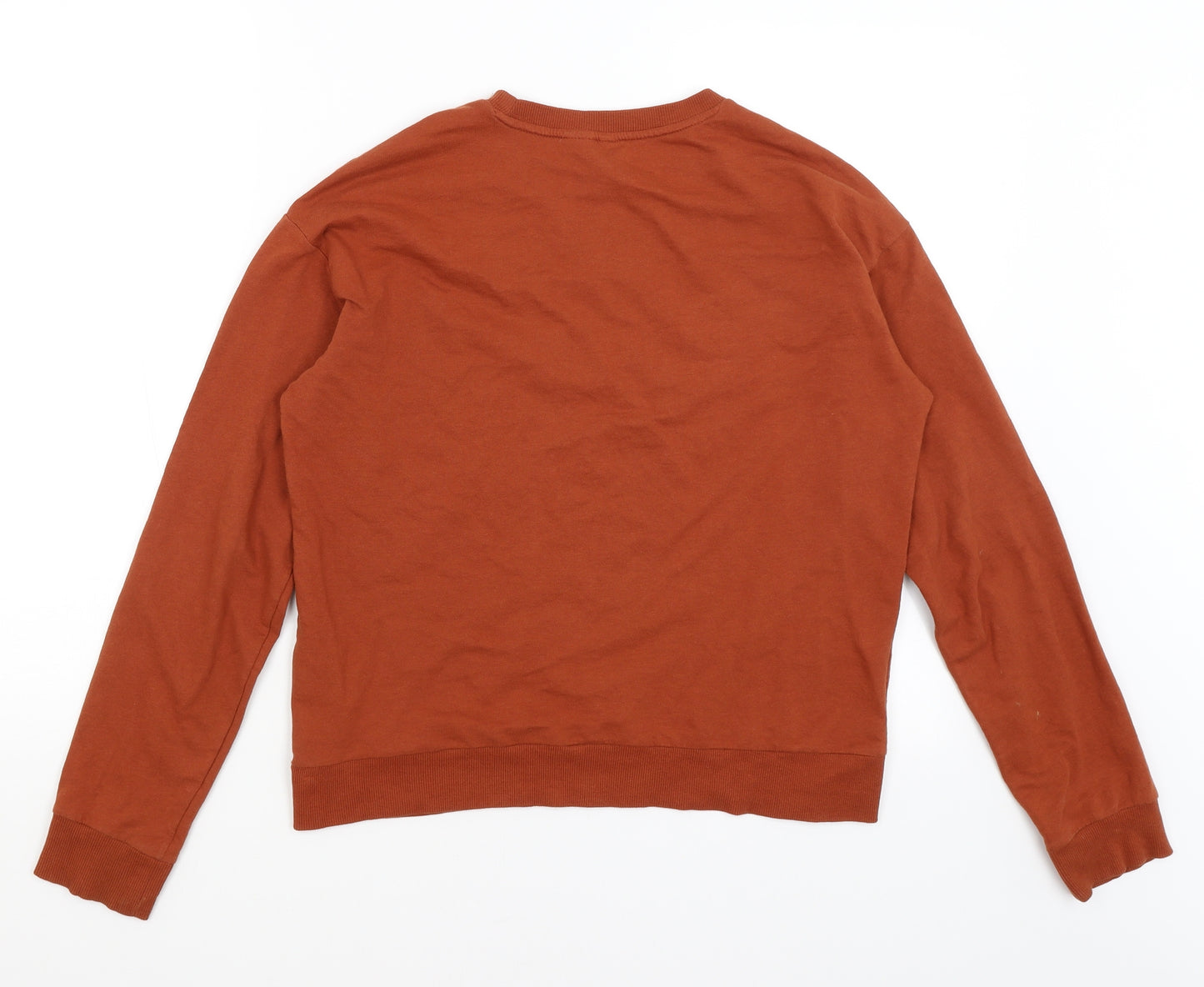Divided Womens Brown   Pullover Jumper Size S  - Lucky Heart