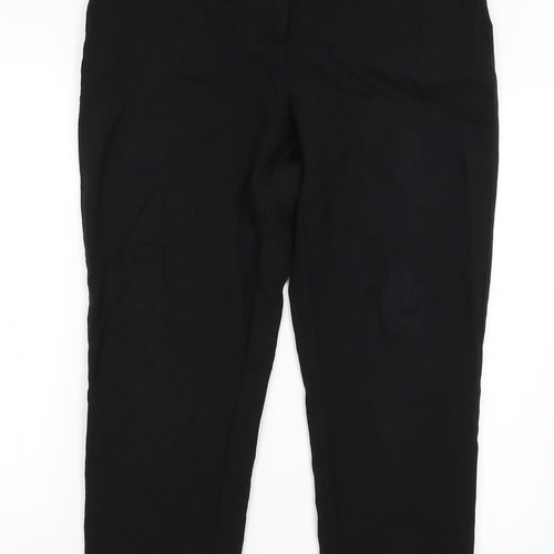 George Womens Black   Trousers  Size 14 L26.5 in