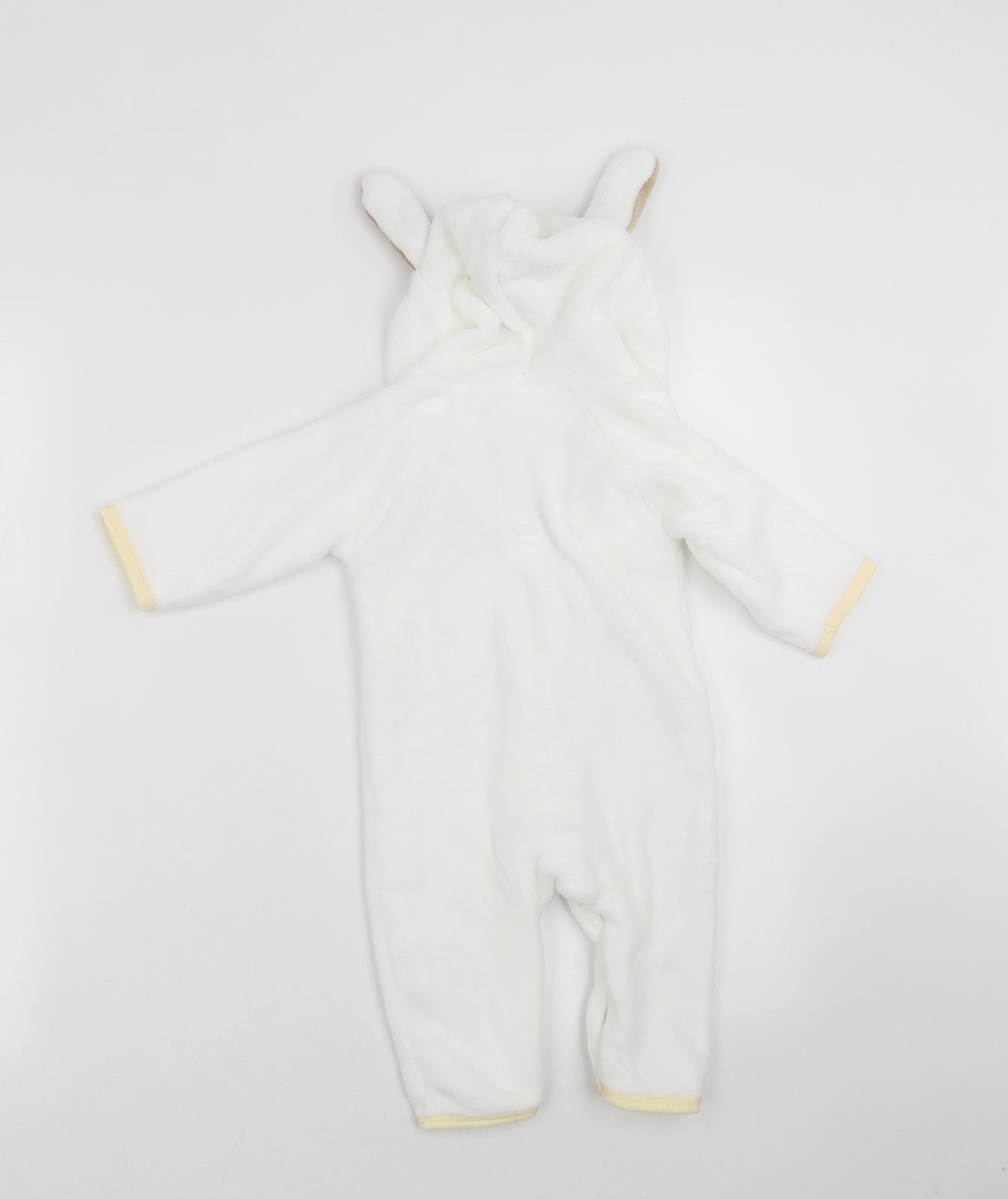 MICHLEY Baby White   Coverall Outfit/Set Size 6-9 Months