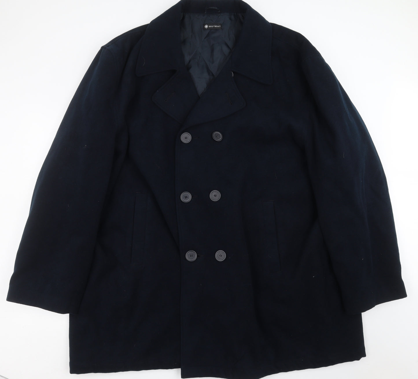 South Bay Mens Blue   Jacket Coat Size 4XL