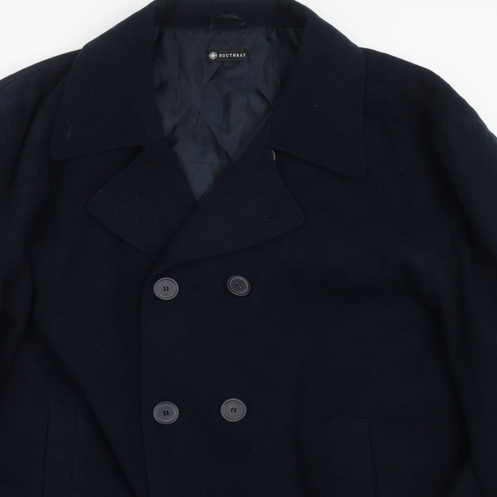 South Bay Mens Blue   Jacket Coat Size 4XL