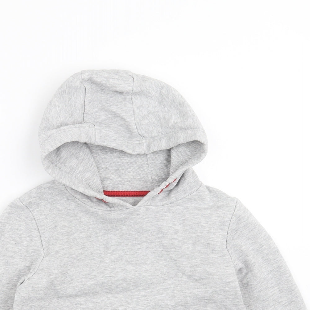 Nutmeg Girls Grey   Pullover Hoodie Size 7-8 Years  - dog