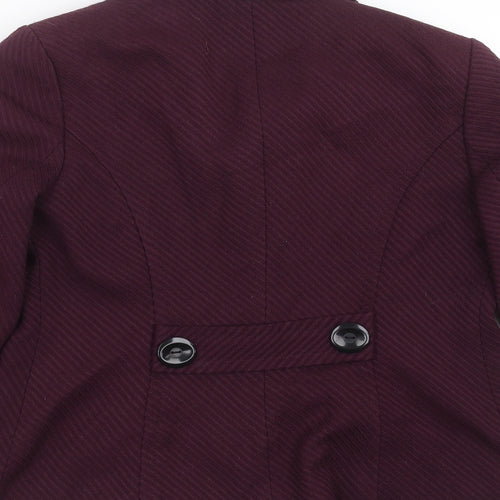 M&Co Womens Purple Striped  Jacket  Size 12